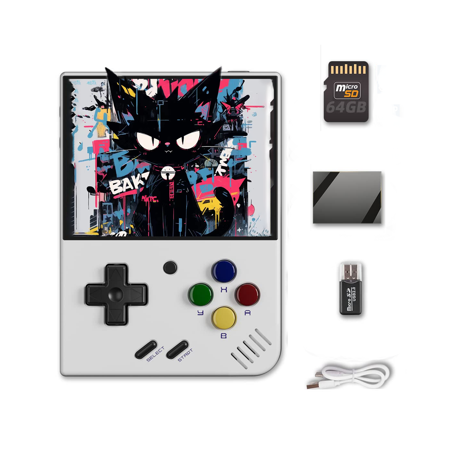  RG405V Video Handheld Game Console 4 inch IPS Touch Screen  Android 12 T618 5500mAh Battery Portable Retro Player 5G WiFi Bluetooth  Automatically Heat Dissipation 128G 3154 Games (RG405V-Grey) : Toys & Games