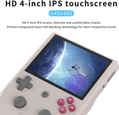 RG405V Handheld Game Console 4" IPS Touch Screen Android 12 T618 5500mAh Battery